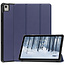 Case2go - Tablet Hoes geschikt voor Nokia T21 (2022) - 10.4 Inch - Tri-Fold Book Case - Met Auto Sleep/Wake functie - Donker Blauw