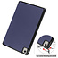 Case2go - Tablet Hoes geschikt voor Nokia T21 (2022) - 10.4 Inch - Tri-Fold Book Case - Met Auto Sleep/Wake functie - Donker Blauw