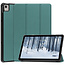 Case2go - Tablet Hoes geschikt voor Nokia T21 (2022) - 10.4 Inch - Tri-Fold Book Case - Met Auto Sleep/Wake functie - Donker Groen