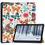 Case2go Case2go - Tablet Hoes geschikt voor Nokia T21 (2022) - 10.4 Inch - Tri-Fold Book Case - Met Auto Sleep/Wake functie - Vlinders