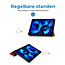 Tablethoes met screenprotector geschikt voor Apple iPad 11 (2025) A16 / iPad 10.9 (2022) - a16 hoes 2025 - iPad hoes 2025 - iPad hoes 10e generatie - Auto/Wake Functie - Tri-Fold - Rood
