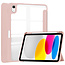 Case2go - Tablet hoes geschikt voor iPad 10 10.9 (2022) - Trifold case met Auto/Wake functie en Magneetsluiting - Roze