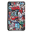 Case2go - Tablet Hoes geschikt voor Nokia T10 (2022) - 8 Inch - Tri-Fold Book Case - Met Stand Functie - Grafitti