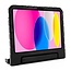 Case2go- Tablet hoes geschikt voor Apple iPad 10 10.9 (2022) - Kinderhoes met handvat - Schokbestendige Kids cover - Zwart