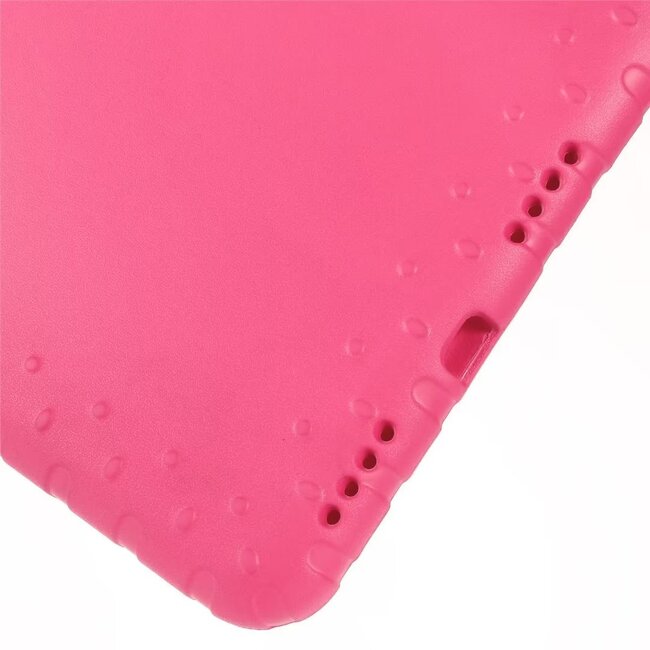Case2go- Tablet hoes geschikt voor Apple iPad 11 (2025) A16 / Apple iPad 10.9 (2022) - Kinderhoes met handvat - Schokbestendige Kids cover - Roze
