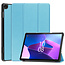 Case2go - Tablet hoes & Screenprotector geschikt voor Lenovo Tab M10 (3e generatie) (TB328FU, TB328XU) - 10.1 inch - Tri-Fold Book Case met Auto/Wake functie - Licht blauw