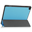 Case2go - Tablet hoes & Screenprotector geschikt voor Lenovo Tab M10 (3e generatie) (TB328FU, TB328XU) - 10.1 inch - Tri-Fold Book Case met Auto/Wake functie - Licht blauw