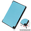 Case2go - Tablet hoes & Screenprotector geschikt voor Lenovo Tab M10 (3e generatie) (TB328FU, TB328XU) - 10.1 inch - Tri-Fold Book Case met Auto/Wake functie - Licht blauw