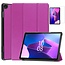 Case2go - Tablet hoes & Screenprotector geschikt voor Lenovo Tab M10 (3e generatie) (TB328FU, TB328XU) - 10.1 inch - Tri-Fold Book Case met Auto/Wake functie - Paars