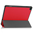 Case2go - Tablet hoes & Screenprotector geschikt voor Lenovo Tab M10 (3e generatie) (TB328FU, TB328XU) - 10.1 inch - Tri-Fold Book Case met Auto/Wake functie - Rood