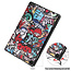 Case2go - Tablet hoes & Screenprotector geschikt voor Lenovo Tab M10 (3e generatie) (TB328FU, TB328XU) - 10.1 inch - Tri-Fold Book Case met Auto/Wake functie - Graffiti