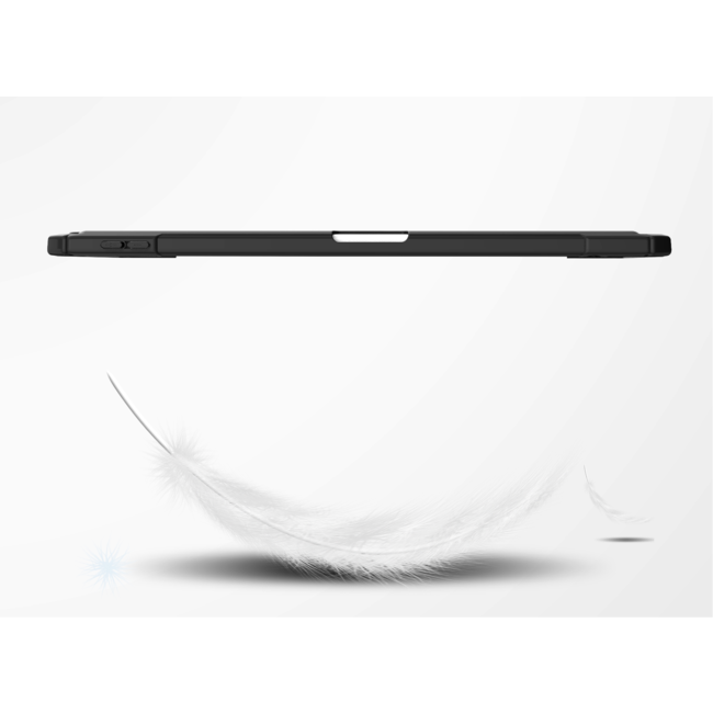 Tablet hoes geschikt voor Apple iPad Pro 11 (2022 / 2021 / 2020 / 2018) - Trifold case met Auto/Wake functie en Magneetsluiting - Zwart