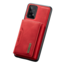 CaseMe - Telefoonhoesje geschikt voor Samsung Galaxy A53 - Back Cover - Met Magnetische Pasjeshouder - Rood