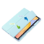 Tablet hoes geschikt voor Samsung Galaxy S6 Lite (2024) / Samsung Galaxy Tab S6 Lite (2022/2020) - Trifold case met Auto/Wake functie en Magneetsluiting - Licht Blauw