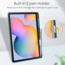 Tablet hoes geschikt voor Samsung Galaxy Tab S6 Lite (2022 / 2020) - Trifold case met Auto/Wake functie en Magneetsluiting - Donker Groen