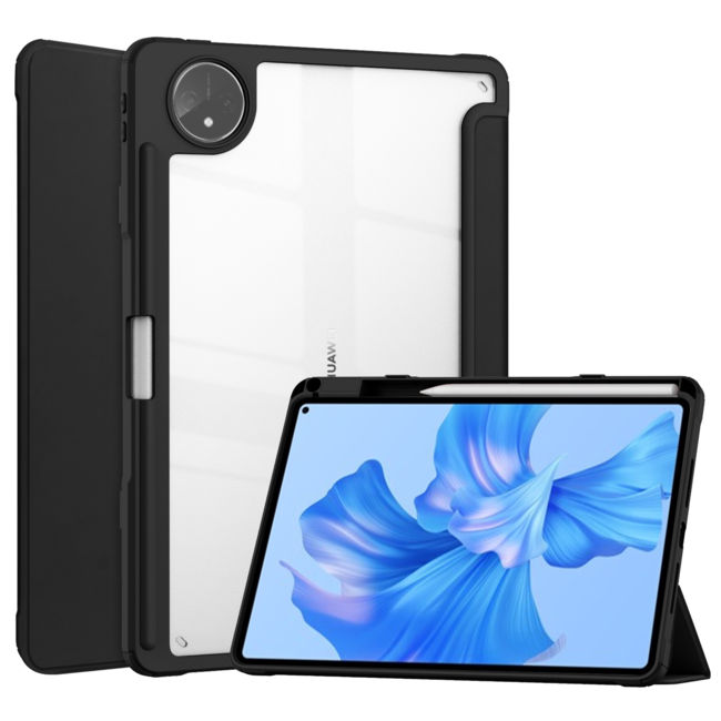 Tablet hoes geschikt voor Huawei MatePad Pro 11 (2022) - Trifold case met Auto/Wake functie en Magneetsluiting - Zwart