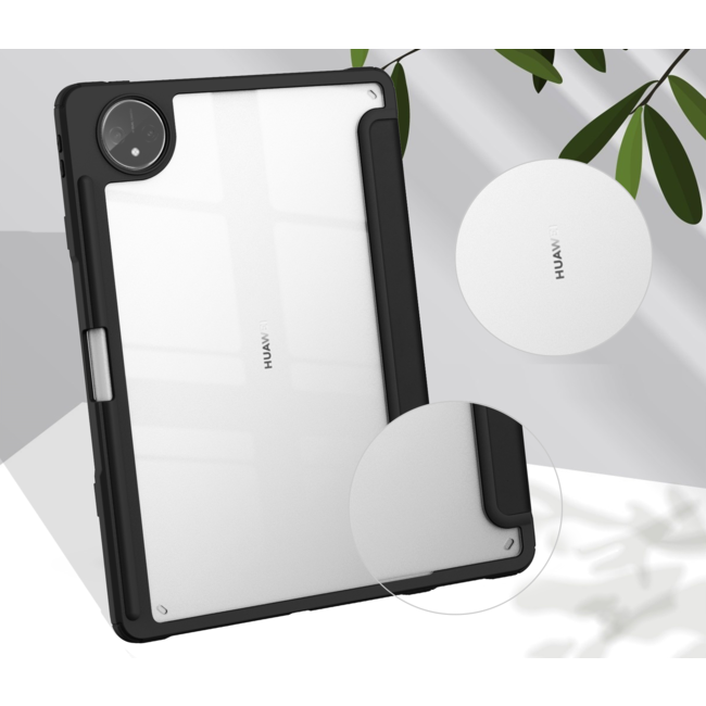 Tablet hoes geschikt voor Huawei MatePad Pro 11 (2022) - Trifold case met Auto/Wake functie en Magneetsluiting - Zwart