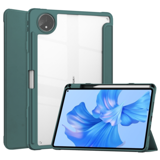 Case2go Tablet hoes geschikt voor Huawei MatePad Pro 11 (2022) - Trifold case met Auto/Wake functie en Magneetsluiting - Donker Groen
