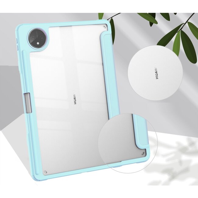 Tablet hoes geschikt voor Huawei MatePad Pro 11 (2022) - Trifold case met Auto/Wake functie en Magneetsluiting - Licht Blauw