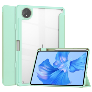 Case2go Tablet hoes geschikt voor Huawei MatePad Pro 11 (2022) - Trifold case met Auto/Wake functie en Magneetsluiting - Mint Groen