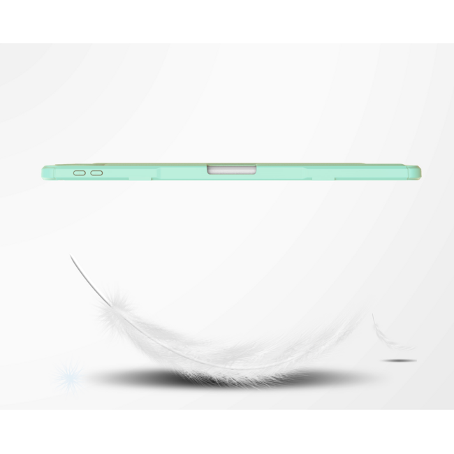 Tablet hoes geschikt voor Huawei MatePad Pro 11 (2022) - Trifold case met Auto/Wake functie en Magneetsluiting - Mint Groen