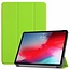 Case2go Case2go - Tablet hoes geschikt voor Apple iPad 2021 - 10.2 inch - Tri-Fold Book Case - Apple Pencil Houder - Donker Groen