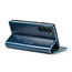 CaseMe - Telefoonhoesje geschikt voor Samsung Galaxy S23 Ultra - Wallet Book Case - Met Magnetische Sluiting - Donker Blauw