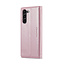 CaseMe - Telefoonhoesje geschikt voor Samsung Galaxy S23 Ultra - Wallet Book Case - Met Magnetische Sluiting - Roze