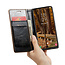 CaseMe - Telefoonhoesje geschikt voor Samsung Galaxy S23 Plus - Wallet Book Case - Met Magnetische Sluiting - Donker Bruin