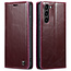 CaseMe - Telefoonhoesje geschikt voor Samsung Galaxy S23 Plus - Wallet Book Case - Met Magnetische Sluiting - Rood