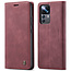 CaseMe - Telefoonhoesje geschikt voor Xiaomi 12T Pro - Wallet Book Case - Met Magnetische Sluiting - Rood