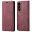 CaseMe - Telefoonhoesje geschikt voor Samsung Galaxy S23 - Wallet Book Case - Met Magnetische Sluiting - Rood