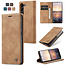 CaseMe - Telefoonhoesje geschikt voor Samsung Galaxy S23 Plus - Wallet Book Case - Met Magnetische Sluiting - Licht Bruin