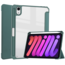 Tablet hoes geschikt voor Apple iPad Mini 6 (2021) - Trifold case met Auto/Wake functie en Magneetsluiting - Donker Groen