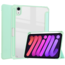 Tablet hoes geschikt voor Apple iPad Mini 6 (2021) - Trifold case met Auto/Wake functie en Magneetsluiting - Mint Groen
