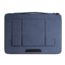 Laptoptas - 16 inch laptophoes met extra opberg vak - Multifunctionele tas met standaard - Blauw