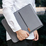 Laptop Sleeve - 14 inch laptophoes - Multifunctionele 3 in 1 Sleeve - Met muismat en standaard - PU leer - Grijs