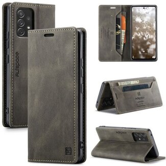CaseMe CaseMe - Telefoonhoesje geschikt voor Samsung Galaxy A53 - Back Cover - Wallet Book Case - Donker Bruin