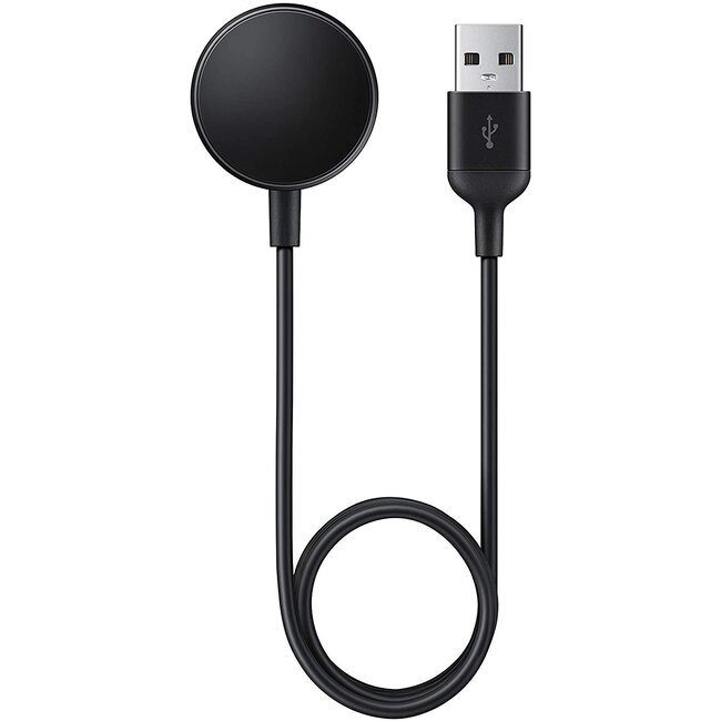 Case2go - Oplaadkabel geschikt voor Samsung Galaxy Watch 5 - USB kabel - 1 meter - Zwart