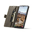 CaseMe - Telefoonhoesje geschikt voor Samsung Galaxy S23 Ultra - Back Cover - Wallet Book Case - Donker Bruin