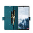 CaseMe - Telefoonhoesje geschikt voor Samsung Galaxy S23 Ultra - Back Cover - Wallet Book Case - Donker Blauw
