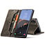 CaseMe - Telefoonhoesje geschikt voor Samsung Galaxy S23 - Back Cover - Wallet Book Case - Donker Bruin