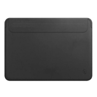 WIWU Skin Pro II - MacBook pro Sleeve - 15.4 inch - PU leer - Zwart