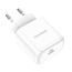 Borofone BN3 - Universele USB C Oplader -  20W - Geschikt voor Smartphones, Tablets, Etc - Wit