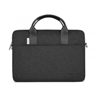 WIWU - Laptoptas geschikt voor Macbook - Laptophoes 14 Inch - Minimalist Laptop Bag  - Zwart