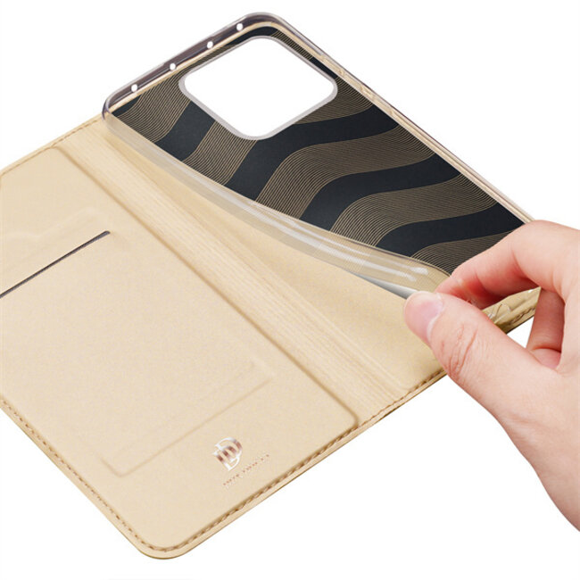 Dux Ducis - Telefoon Hoesje geschikt voor de Xiaomi 13 Pro - Skin Pro Book Case - Goud