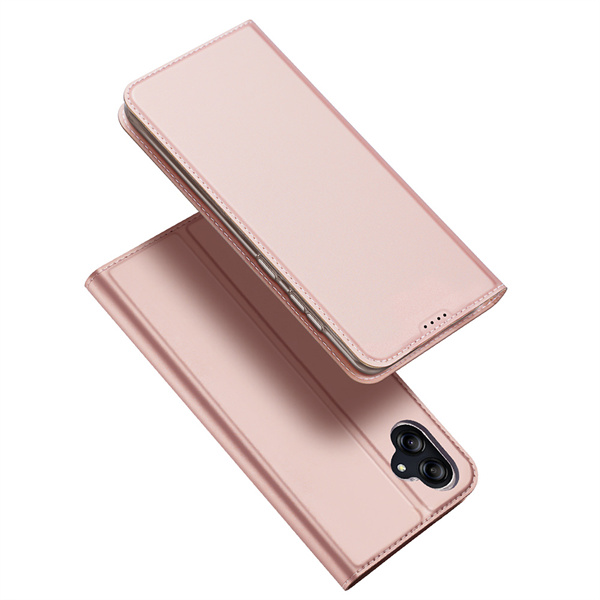 Telefoon hoesje geschikt voor Samsung Galaxy A04e - Dux Ducis Skin Pro  Book case - Rose Goud afbeelding