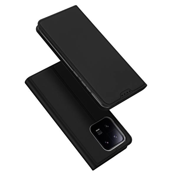 Telefoon hoesje geschikt voor Xiaomi 13 Pro - Dux Ducis Skin Pro  Book case - Zwart afbeelding