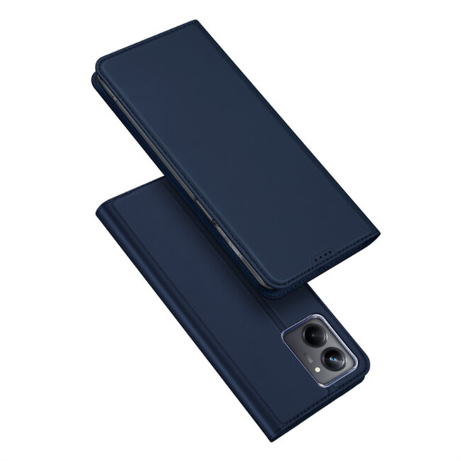 Telefoon hoesje geschikt voor Realme 10 Pro  - Dux Ducis Skin Pro Book case - Blauw