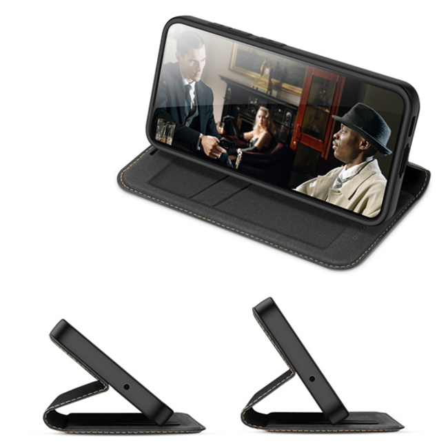 Dux Ducis - Hoes geschikt voor Samsung S23 Plus- Magnetische sluiting - Book Case - Zwart